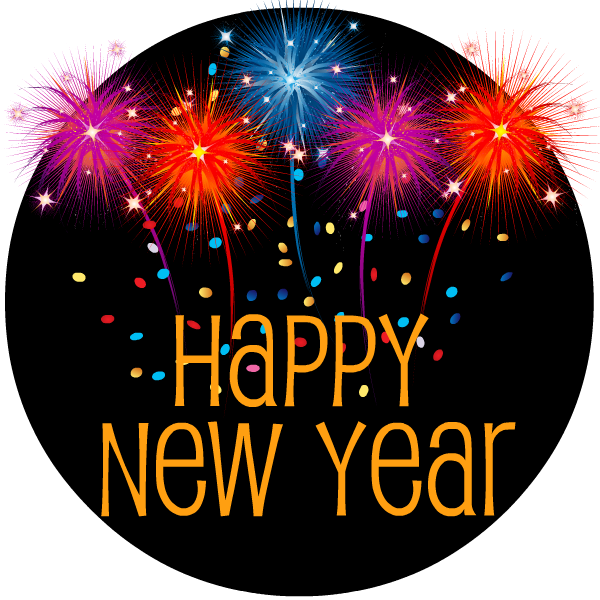 happy new year glitter clipart - photo #21