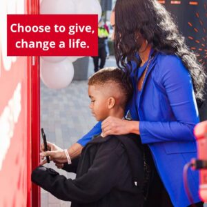 family giving through giving machine