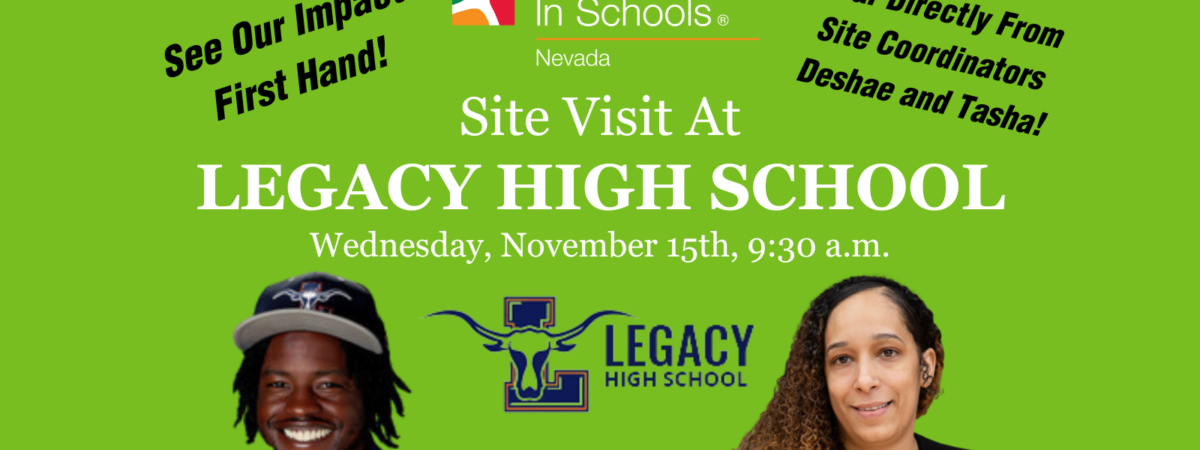 Legacy High School Site Visit takes place November 15, 2023