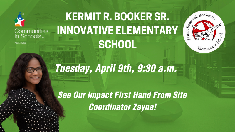 You're invited to Kermit R. Booker Sr. Innovative Elementary School on April 9, 2024