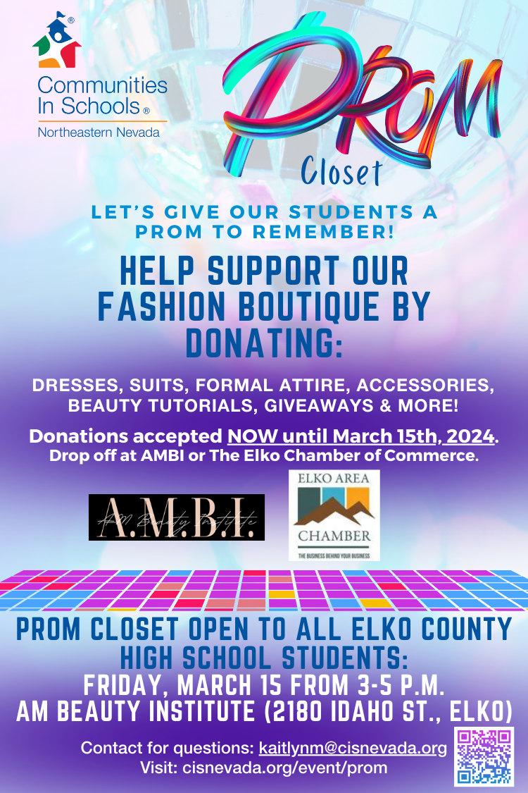 Elko Prom Closet flyer 2024