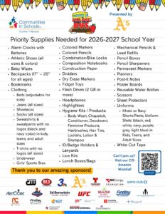 School Supply List 2026 232x300